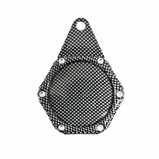 Porte-support vignette assurance replay alu carbone