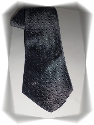 Cravate fantaisie gris bleu - fantaisie,