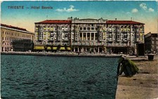 CPA AK TRIESTE Hotel Savoia ITALY (397310)