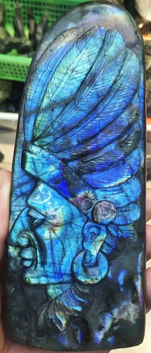 Magnifique labradorite tête - magnifique,