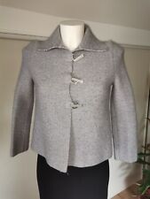 Gilet veste grise en tricot