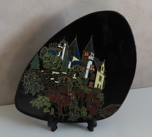 Assiette decorative emaux - decorative,