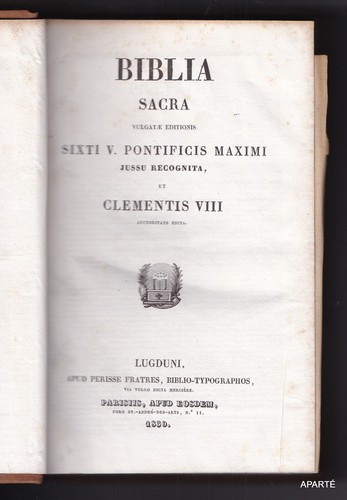 Biblia sacra bible 1830 - biblia,