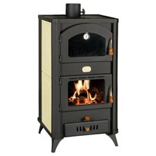 Poêle à bois poêle chaudière 23kw Prity FGW 18 R avec décoration