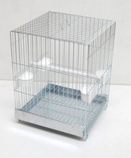 Cage De Transport Pour Perroquet Chromée