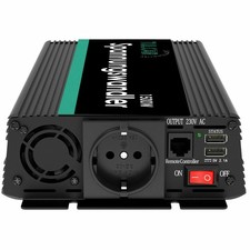 TULCAR Convertisseur de Tension 12v 230v 1500w Onduleur Télécommande USB