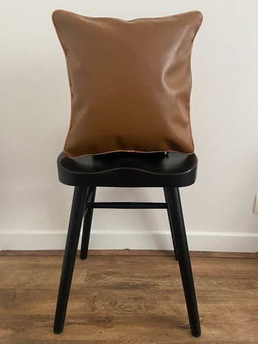 Housse coussin cuir - coussin,