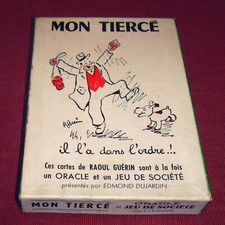 Ancien Jeu de cartes Oracle divinatoire MON TIERCÉ course hippiques PMU en boite