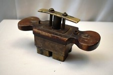 Antique Laiton Biscuits Scellé Tampon Coupe Presse Embosseur Moule Cuisson Old "