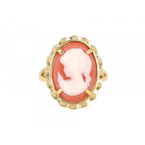 Bague large camée - large, et
