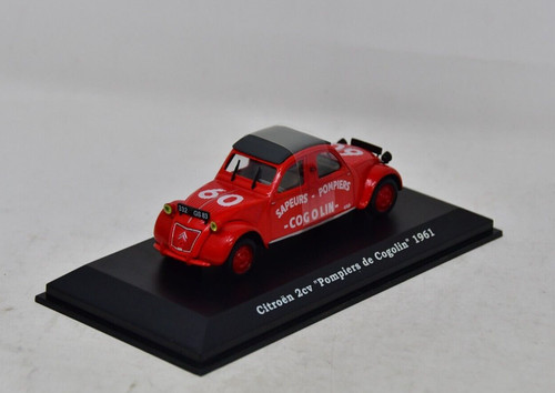 Voiture citroën 2cv pompiers - voiture,