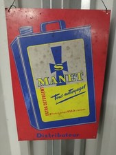 Plaque tôle rare manet esso