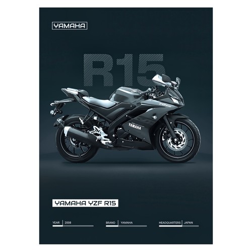 Affiche illustration moto - illustration,