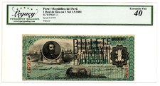 Pérou 1881 1 Véritable De