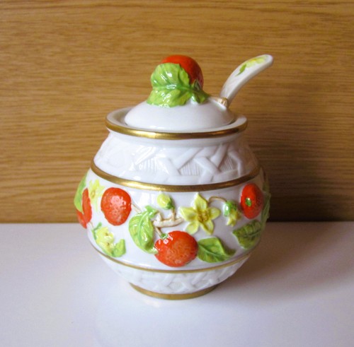 Pot moutarde porcelaine - moutarde,