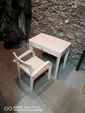 bureau et chaise à accoudoir enfant vintage - années 40/50