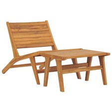 Bois de Teck Solide Chaise de