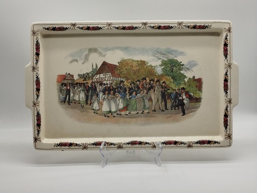 Plat faïence sarreguemines - plat,