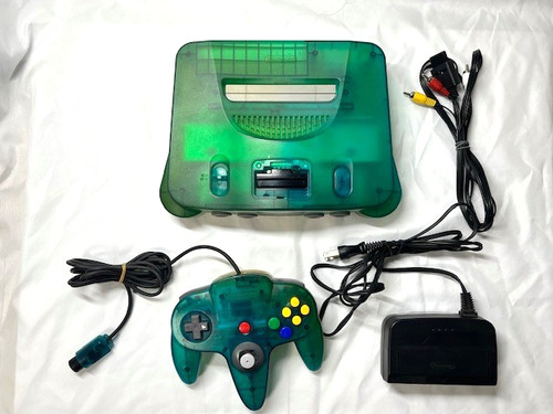 Nintendo clear blue n64 - clear,