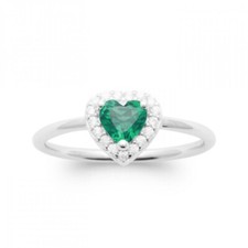 Bague forme  coeur avec