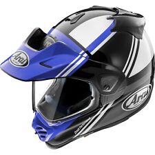 Casque De Moto Arai M Tour-X5 Cosmic - Enduro Avec Visier Bleu-Blanc-Noir