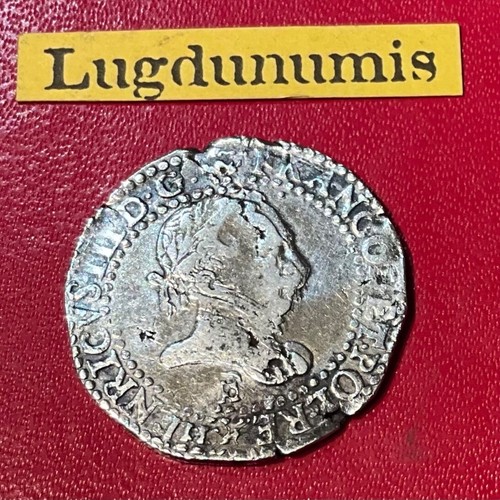 Demi franc argent - en, henri