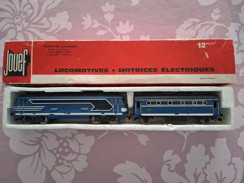 67001 jouef avec wagon - bb,