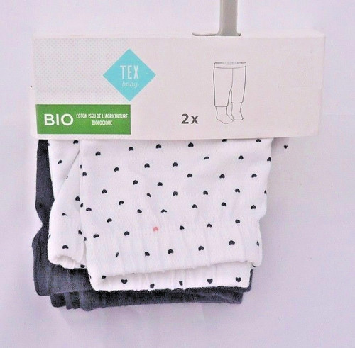 Tex lot deux leggings coton - de,