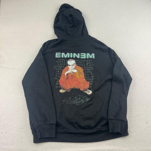Eminem hoodie mens large - eminem, black