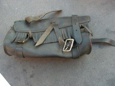 sacoche de fourche   chopper   bikers    en cuir  vintage        ??? (u ls28 )