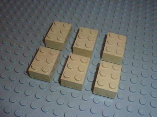 Lego tan bricks - x,