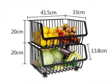 X Chariot Métal Noir