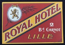 Ancienne étiquette ROYAL