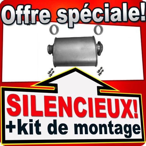 Silencieux intermédiaire pour - intermédiaire,