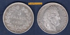 5 Francs 1833 T Nantes TB IX -