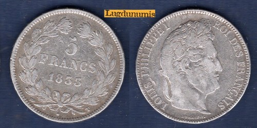 Francs 1833 nantes ix - t,