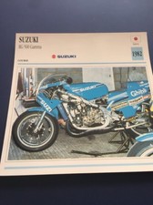 Suzuki RG500 Gamma course 1982 RG 500 500RG Carte moto Collection Atlas Japon