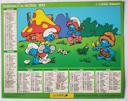 Almanach facteur 1993 les - almanach, du