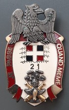 insigne 21° Régiment de Camp CANJUERS 1980s DRAGO ORIGINAL badge vintage