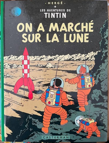 Tintin marché sur - tintin,