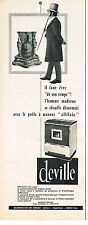 PUBLICITE ADVERTISING  1963    DEVILLE   poele à mazout
