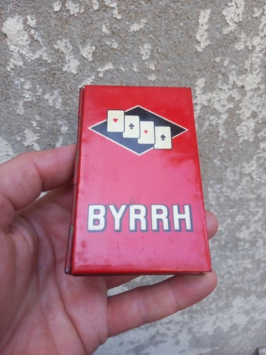 Byrrh boite jeu carte tôle - byrrh,