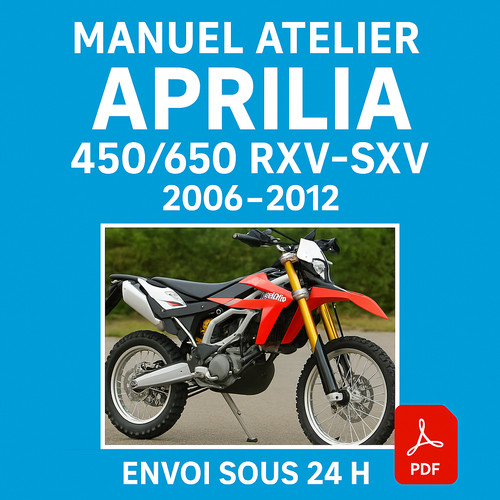 Manuel atelier aprilia - manuel, 450/650