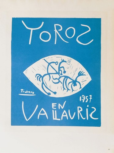 Pablo picasso affiche 1957 - picasso,