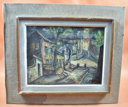 Peinture huile sur toile - à, l'huile