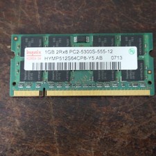 barrette ram memoire HYNIX HYMP51S64P8-Y5 667mhz pc2-5300S DDR2 1Go PORTABLE