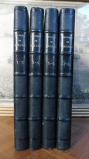 Oeuvres illustrées de Balzac 1874 8 vol. en 4 tomes illus. Daumier, Johannot...