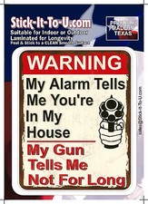 My Alarm Tells Me You’re In