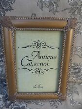 CADRE RECTANGULAIRE 13,5x18CM DORURE PATINÉ ANGLES DECORES FRAME PATINATED GILD