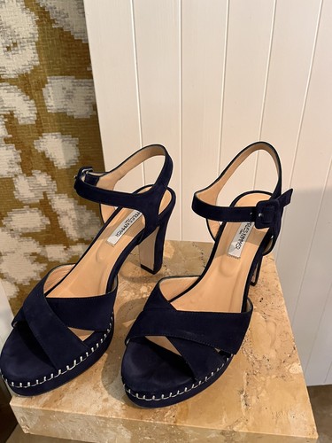 Sandales nues pieds bleues - sandales/,
